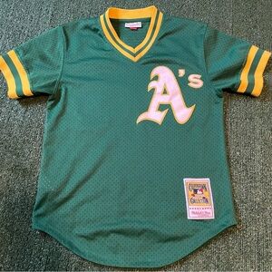 Mitchell & Ness Oakland A’s Reggie Jackson Baseball Jersey - Small